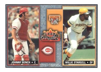 2002 Fleer Fall Classic - Rival Factions #10 RF Johnny Bench / Willie Stargell Front