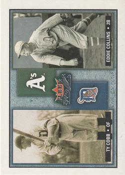 2002 Fleer Fall Classic - Rival Factions #11 RF Ty Cobb / Eddie Collins Front