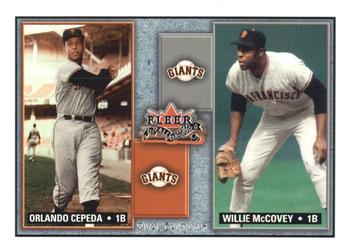 2002 Fleer Fall Classic - Rival Factions #14 RF Orlando Cepeda / Willie McCovey Front