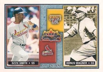 2002 Fleer Fall Classic - Rival Factions #36 RF Ozzie Smith / Honus Wagner Front