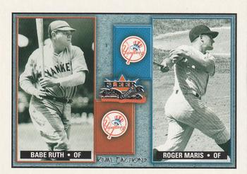 2002 Fleer Fall Classic - Rival Factions #39 RF Babe Ruth / Roger Maris Front