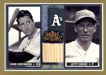 2002 Fleer Fall Classic - Rival Factions Game Used #RF HG-LG Hank Greenberg / Lefty Grove Front