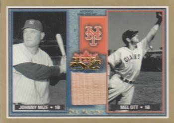 2002 Fleer Fall Classic - Rival Factions Game Used #RF JM-MO Johnny Mize / Mel Ott Front