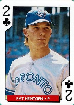 1995 Bicycle Aces Toronto Blue Jays Playing Cards #2♣ Pat Hentgen Front