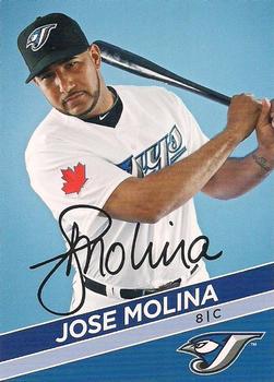2011 Toronto Blue Jays Swing into Summer Safety #NNO Jose Molina Front