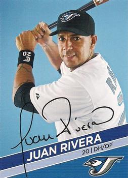 2011 Toronto Blue Jays Swing into Summer Safety #NNO Juan Rivera Front