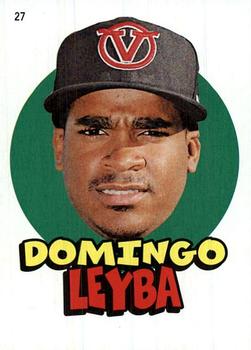 2016 Topps Heritage Minor League - 1967 Topps Sticker #27 Domingo Leyba Front