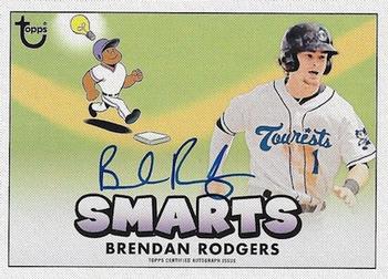 2016 Topps Heritage Minor League - Attributes Autographs #AA-BR Brendan Rodgers Front