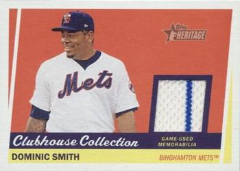 2016 Topps Heritage Minor League - Clubhouse Collection Relics #CCR-DS Dominic Smith Front