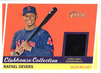 2016 Topps Heritage Minor League - Clubhouse Collection Relics #CCR-RD Rafael Devers Front