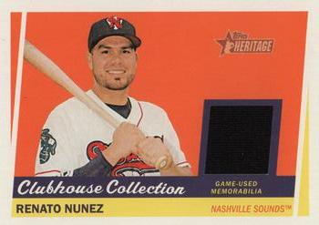 2016 Topps Heritage Minor League - Clubhouse Collection Relics #CCR-RN Renato Nunez Front