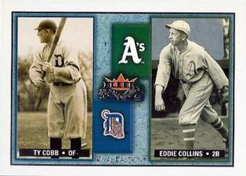 2002 Fleer Fall Classic - Rival Factions Retail #11 RF Ty Cobb / Eddie Collins  Front