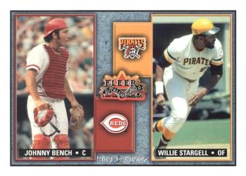 2002 Fleer Fall Classic - Rival Factions Retail #10 RF Johnny Bench / Willie Stargell Front
