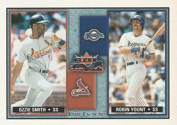 2002 Fleer Fall Classic - Rival Factions Retail #31 RF Ozzie Smith / Robin Yount  Front