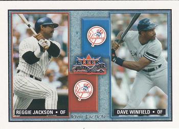 2002 Fleer Fall Classic - Rival Factions Retail #37 RF Reggie Jackson / Dave Winfield  Front