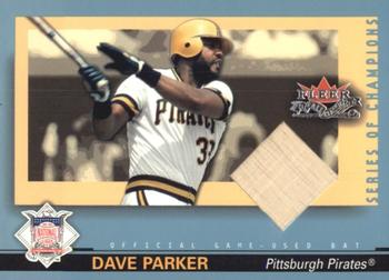 2002 Fleer Fall Classic - Series of Champions Game Used #SOC-DP Dave Parker Front