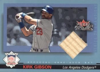 2002 Fleer Fall Classic - Series of Champions Game Used #SOC-KG Kirk Gibson Front