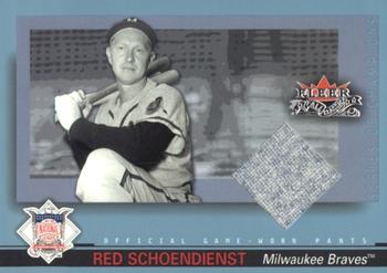 2002 Fleer Fall Classic - Series of Champions Game Used #SOC-RS Red Schoendienst Front