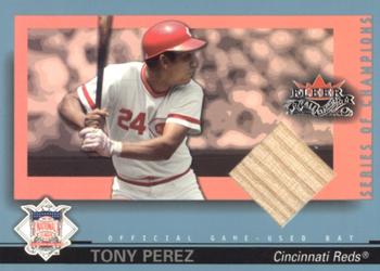 2002 Fleer Fall Classic - Series of Champions Game Used #SOC-TP Tony Perez Front