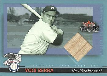 2002 Fleer Fall Classic - Series of Champions Game Used #SOC-YB Yogi Berra Front