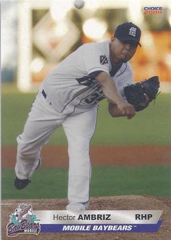 2008 Choice Mobile BayBears #01 Hector Ambriz Front
