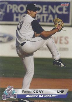 2008 Choice Mobile BayBears #07 Forrest Cory Front