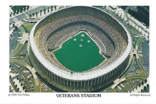 1984 Tastykake Philadelphia Phillies #NNO Veterans Stadium Front
