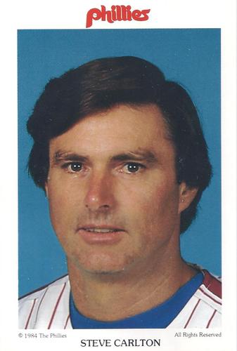 1984 Tastykake Philadelphia Phillies #NNO Steve Carlton Front