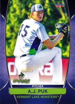 2016 Choice Vermont Lake Monsters #1 A.J. Puk Front