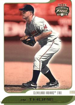 2002 Fleer Focus Jersey Edition - Jersey Parallel #3 Jim Thome Front