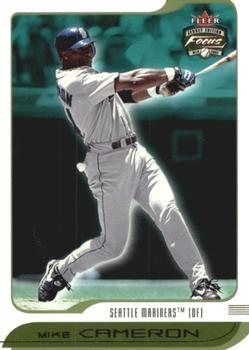 2002 Fleer Focus Jersey Edition - Jersey Parallel #14 Mike Cameron Front