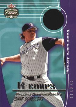 2002 Fleer Focus Jersey Edition - K Corps Game Used #NNO Curt Schilling Front