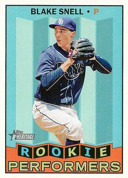 2016 Topps Heritage - Rookie Performers #RP-BS Blake Snell Front
