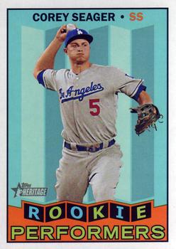 2016 Topps Heritage - Rookie Performers #RP-CS Corey Seager Front