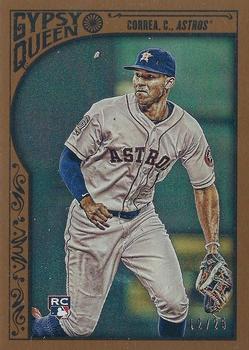 2015 Topps Gypsy Queen - National Exclusive Gold #NSCC-2 Carlos Correa Front