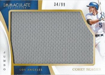 2016 Panini Immaculate Collection - Immaculate Jumbo #IJ-CS Corey Seager Front