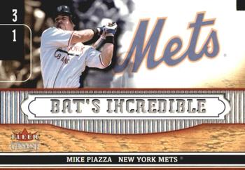 2002 Fleer Genuine - Bat's Incredible #BI12 Mike Piazza  Front