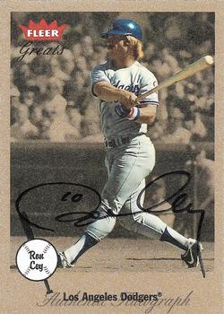 2002 Fleer Greats of the Game - Autographs #NNO Ron Cey Front