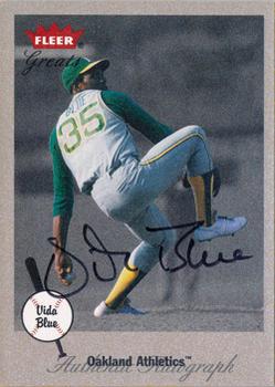 2002 Fleer Greats of the Game - Autographs #NNO Vida Blue Front