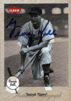 2002 Fleer Greats of the Game - Autographs #NNO George Kell Front