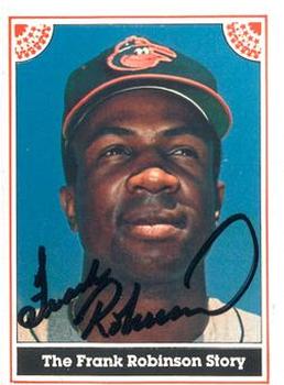 1983 ASA The Frank Robinson Story - Autographed Red Border #1 Frank Robinson Front