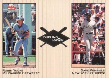 2002 Fleer Greats of the Game - Dueling Duos #24 DD Robin Yount / Dave Winfield  Front