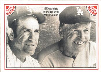 1983 ASA The Yogi Berra Story - Autographed Red Border #11 Yogi Berra / Walter Alston Front