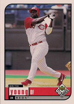 1999 UD Choice #75 Dmitri Young Front