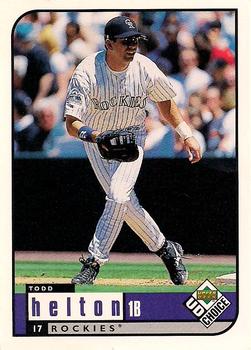 1999 UD Choice #81 Todd Helton Front