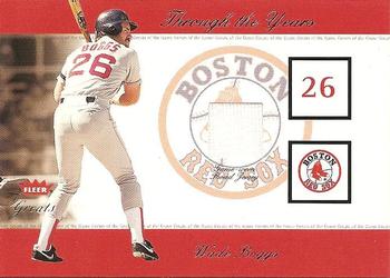 2002 Fleer Greats of the Game - Through the Years Level 1 #NNO Wade Boggs Front