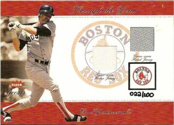 2002 Fleer Greats of the Game - Through the Years Level 2 #NNO Carl Yastrzemski Front