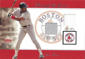 2002 Fleer Greats of the Game - Through the Years Level 2 #NNO Jim Rice Front