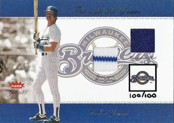 2002 Fleer Greats of the Game - Through the Years Level 2 #NNO Robin Yount Front
