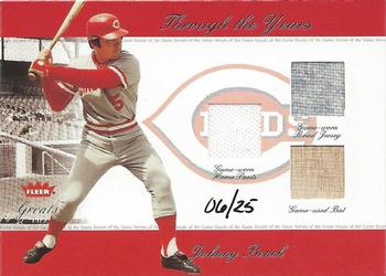 2002 Fleer Greats of the Game - Through the Years Level 3 #NNO Johnny Bench Front